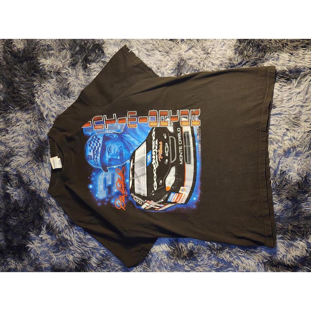 Vintage Dale Earnhardt The Intimidator T-Shirt Lee Sport NASCAR Large VTG